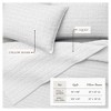 Reversible Honeycomb Waffle Garment Washed Cotton Quilt Set - Great Bay Home - 3 of 4