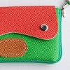 Slickblue Mobile Phone Pouch with Handle, Faux Leather, Clutch Purse, Colorblock Style, 5.7"x3.3", Color Options - 3 of 3