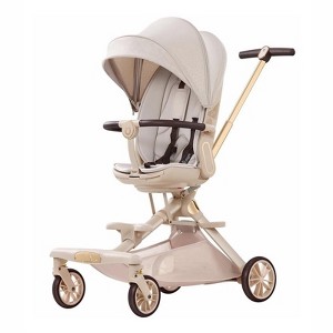 Itopfox Lightweight Folding Stroller Wagon for Baby & Toddler, 360° Reversible Seat, Adjustable Canopy with Storage Basket, Airplane-Friendly Compact - 1 of 4