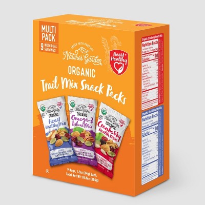 Nature's Garden Snacks Organic Trail Mix - 10.8oz/9ct