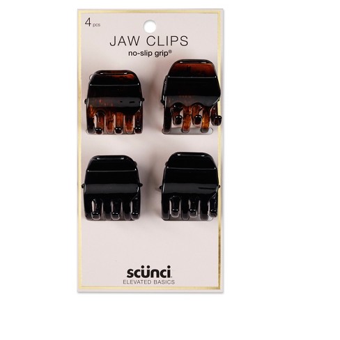 Conair Scunci 3cm No Slip Jaw Clips 4pk Target