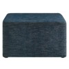 Modway Callum Large 28 in. Square Woven Heathered Fabric Upholstered Ottoman - 2 of 4