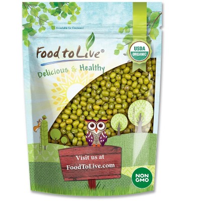 Organic Mung Beans - Sprouting, Non-GMO, Kosher, Sirtfood