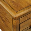 GlasFlength Nightstands Stylish and Functional Bedroom Storage with Ample Drawers and Shelves, Modern Design Style, brown,23.6”*12.6”*20.5" - 2 of 4