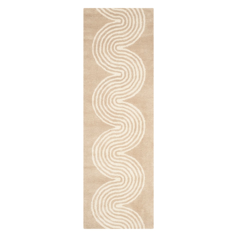  Runner Wave Tufted Beige/Ivory