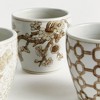 Plum & Post Brown & White Ceramic Province Mini Flower Pots, Set of 6 - 4 of 4