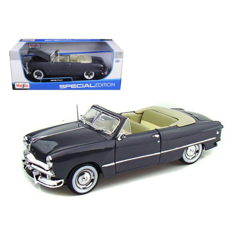 1949 Ford Convertible Gray 1/18 Diecast Model Car by Maisto, 1 of 4