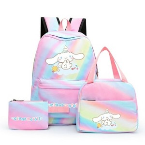 Paaaawaters Cute Pastel Rainbow Gradient Backpack Set for Kids Assorted Sizes 3-Piece - 1 of 1