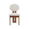 Meridian Furniture,Napa Boucle Fabric Dining Chair, Set of 2 - 3 of 4
