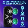 Pyle Wireless PA Speaker & Microphone System - 240 Watt MAX with LED Lights, Remote, and Bluetooth (PPHP2818B) - 4 of 4