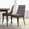 Vynxaria Chic Gray Dining Chairs (Set of 2) - 4 of 4