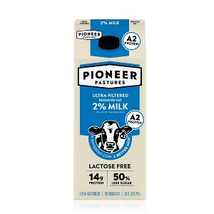 Pioneer Pastures Lactose Free 2% A2 Milk - 59 fl oz - 1 of 4