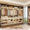 Aheaplus Set of 2 Freestanding Closet Organizer with Drawers and Hanging Rods,  Walk-in Closet System Set with Shoe Rack and Storage Cubes - 4 of 4