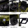 12V Kids Electric Ride On Car with Remote Control, All Terrain Truck Car for Boys & Girls, Dual Motors, MP3 Player, Safety Belt & Double Doors - 2 of 4