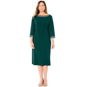 Catherines Stud Accent Shift Dress - 1 of 4