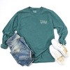 Simply Sage Market Embroidered Palm Springs Stars Garment Dyed Long Sleeve - 3 of 4