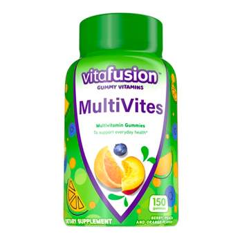 Vitafusion MultiVites Adult Multivitamins Daily Gummy Vitamins - Berry, Peach and Orange Flavored - 150ct