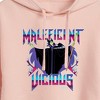 Women's - Disney Villains - Maleficent Vicious Cropped Graphic Hoodie - 2 of 3