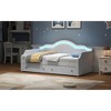 Twin Size Upholstered Daybed with LED and 3 Drawers for Bedroom or Guest Room - 4 of 4