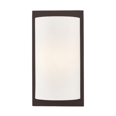 Livex Lighting Meridian 1 - Light Wall Light in  Bronze