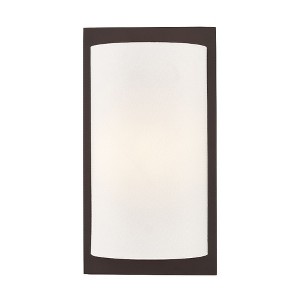 Livex Lighting Meridian 1 - Light Wall Light in  Bronze - 1 of 4