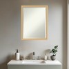 Amanti Art Bethany Beveled Wood Framed Bathroom Vanity Wall Mirror - 4 of 4