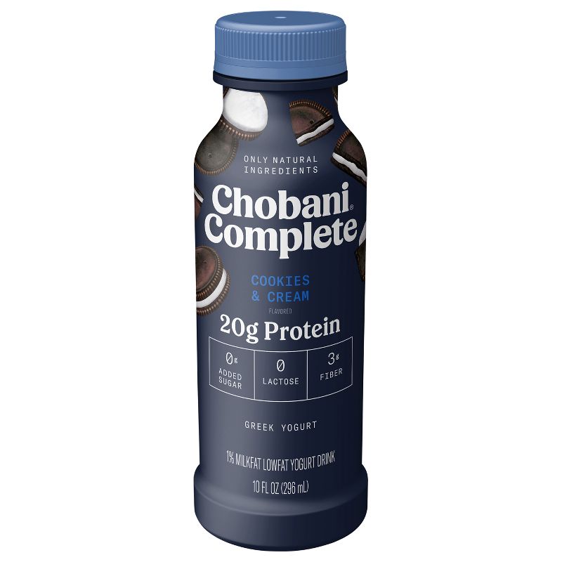 Chobani Complete Protein Cookies &#38; Cream Yogurt Drink- 10 fl oz, 1 of 10