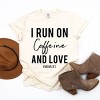 Simply Sage Market I Run On Caffeine And Love Garment Dyed Tee - 3 of 4
