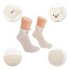 Unique Bargains Women's Cute Bears Pattern Sleep Cozy Socks 1 Pair - 3 of 4
