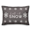 Creative Products Let it Snow 20 x 14 Spun Poly Pillow - 2 of 3