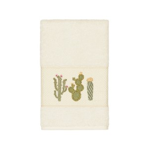 Linum Home Textiles 100% Turkish Cotton MILA Embellished Towel Set - 1 of 1