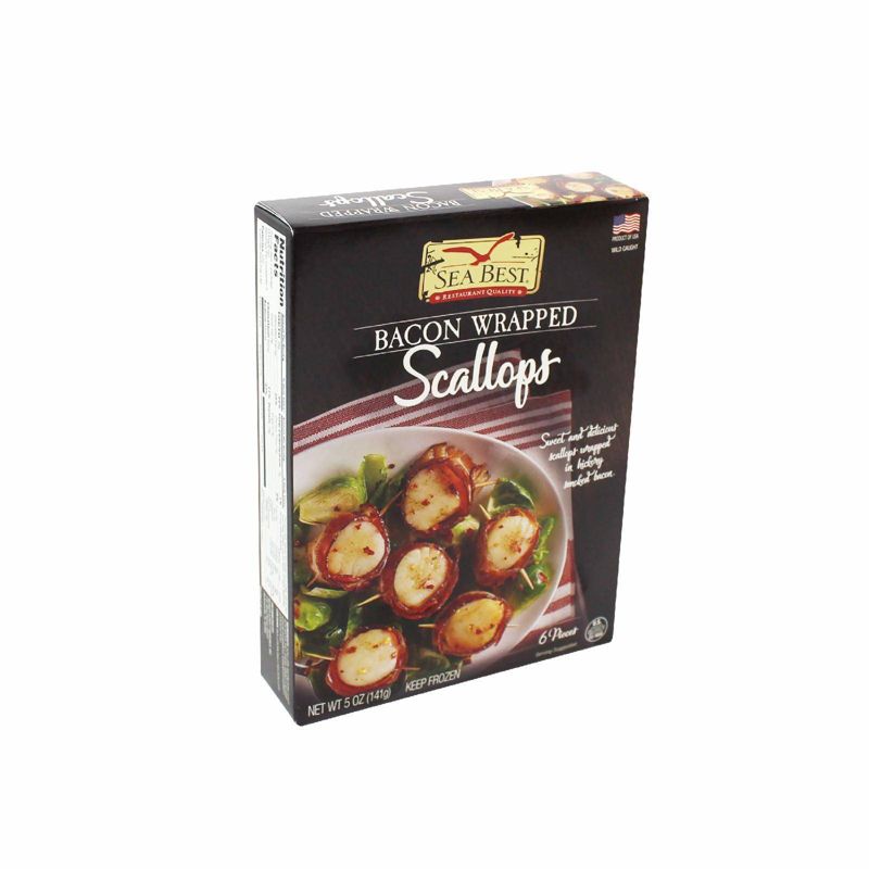 Sea Best Bacon Wrapped Scallops - 5oz, 3 of 7