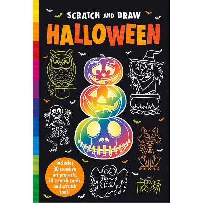 Scratch And Draw Halloween - (scratch And Draw Card Wallet Format) By ...