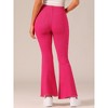 Allegra K Women's Vintage High Waist Stretch Denim Bell Bottoms Jean Pants - 4 of 4