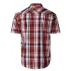 Gioberti Men's Western Cowboy Short Sleeve Shirt with Snap Buttons - 2 of 4