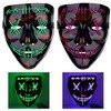Garvee [2PACK]X-EYE Scary Mask LED Mask---LED Light Up Mask EL Wire Light Up - 2 of 4