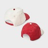 Men's 2pk Lucky Dad Baseball Hat - Goodfellow & Co™ Red - 2 of 3