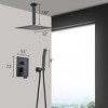 LOVMOR 12"Ceiling Mounted Shower System Combo Set with Handheld and 12"Shower head,Chrome - 4 of 4