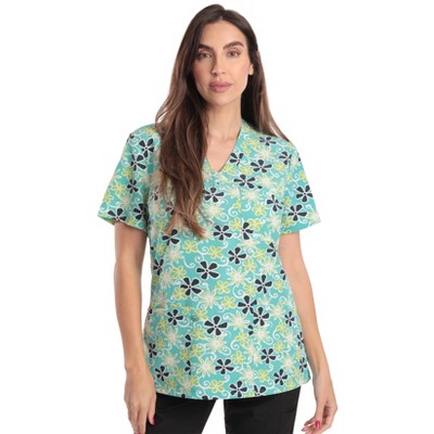 Just Love Women's Scrub Tops / Holiday Scrubs / Nursing Scrubs for Christmas