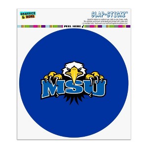 Morehead Secondary Logo  Automotive Car Window Locker Circle Bumper Sticker - 1 of 4