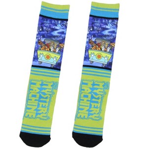 Scooby-Doo Mens' The Mystery Machine Sublimated Crew Socks - 1 of 4
