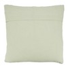 Saro Lifestyle Throw Pillow Cover with Stripes, 20", Blue - 2 of 3
