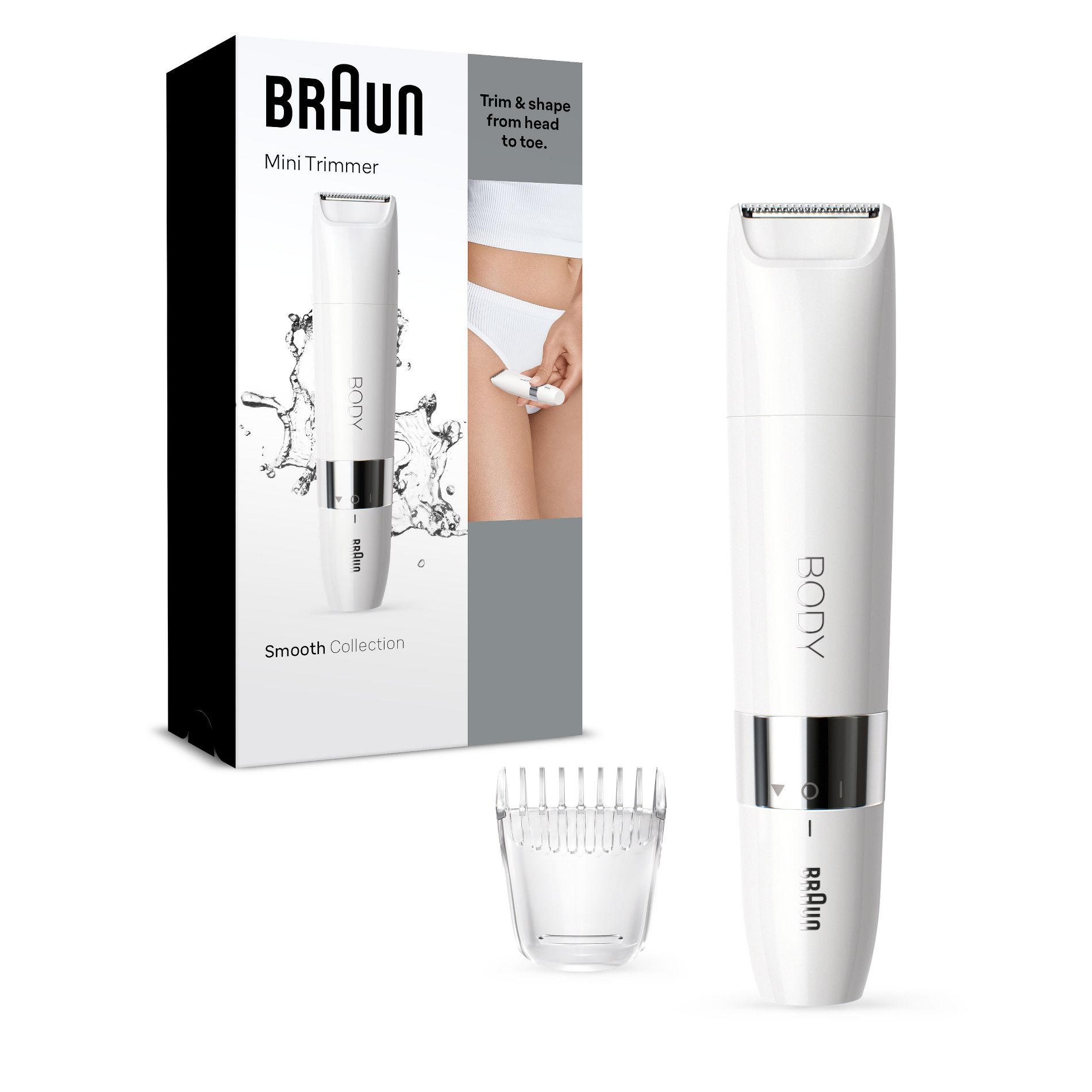 Braun Smooth Skin Women's Mini Hair Trimmer - BS1000