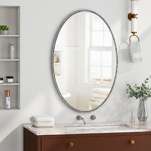 Bathroom Mirror,Vanity Mirror or Wall Decor Mirror Concise Style for Living Room Bedroom Entryway(Contains Mirror Only) - 1 of 4