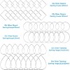 120Pcs Hypoallergenic Earring Hoops, 4-Shape Open Bezel Pendant Frame for Jewelry Making (Teardrop, Square, Round, Circle) - 2 of 4