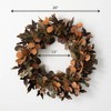 Sullivans Eucalyptus Artificial Wreath 26"H Brown - 3 of 3