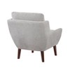 NicBex Accent Chair  Chenille Upholstery Lounge Chair Solid Wood Legs Reading Chair Comfy Chair for Living Room, Gray - 2 of 4