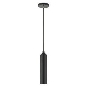 Livex Lighting Ardmore 1 - Light Pendant in  Shiny Black - 1 of 2