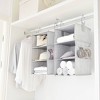 WeThinkStorage 12" x 12" x 42" Foldable 6-Shelf Hanging Closet Organizers - 4 of 4