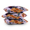 Deny Designs Burcu Korkmazyurek Vintage Garden xi Square Indoor Throw Pillow - 4 of 4